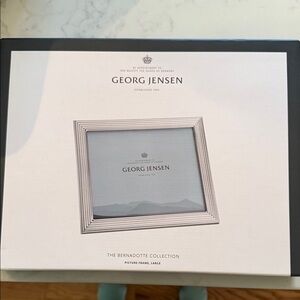 Georg Jensen Silver Ridged Picture Frame - Large